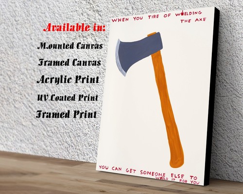 David shrigley welding axe art - shrigley,