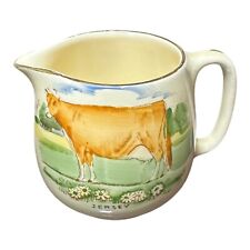 Vintage Crown Devon Fieldings Cream Jug  (Souvenir Series) Jersey Cow