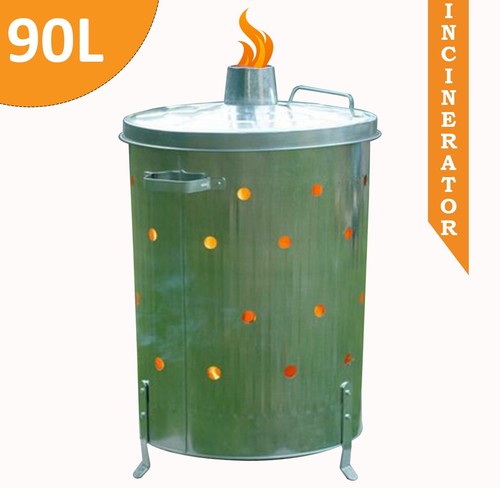 90l galvanized incinerator - 90l,