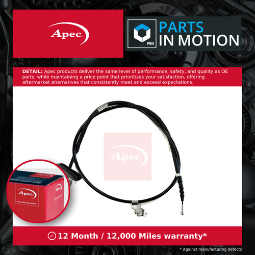 Handbrake cable fits - cable, vauxhall