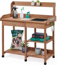 Garden Wooden Potting Bench