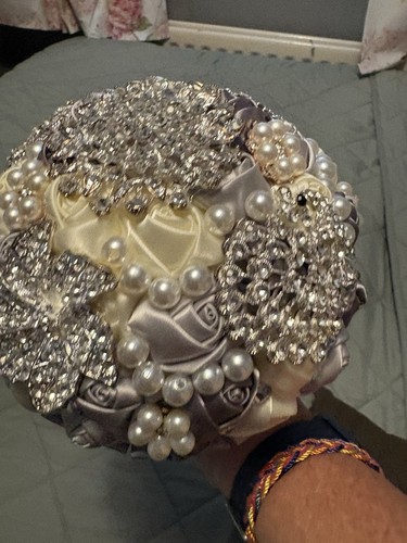 Stunning brides bouquet made - stunning,