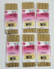 Bias Tape Tan Single Fold Coats 0309A Lot of 6 New