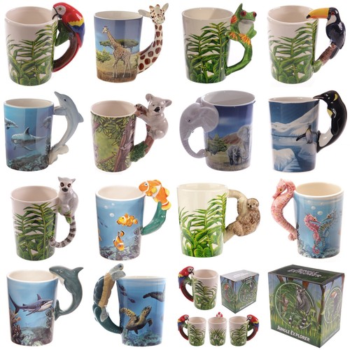 Animal shaped handle ceramic - animal,