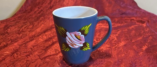Hand painted canal ware cup - painted,