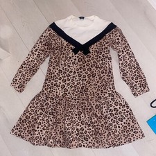Monnalisa Leopard Dress Age 12