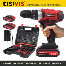 2 Battery 21V Cordless Drill