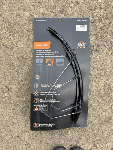 Sks raceblade black fenders - sks,