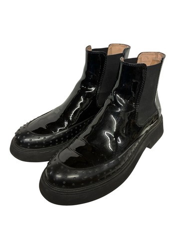 Tod patent leather chelsea - leather,