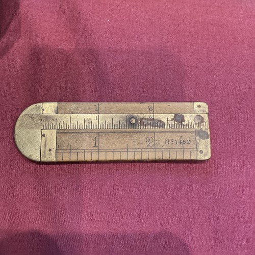 Antique brass and - and, boxwood