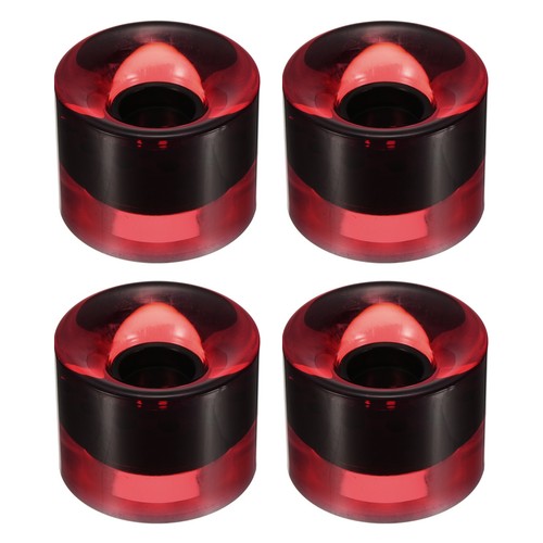 4pcs 60mm long board wheels - long,