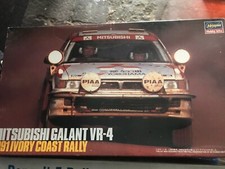 HASEGAWA 20459 MITSUBISHI GALANT VR-4 IVORY COAST 1991 RALLY 1/24 KIT NO TAMIYA