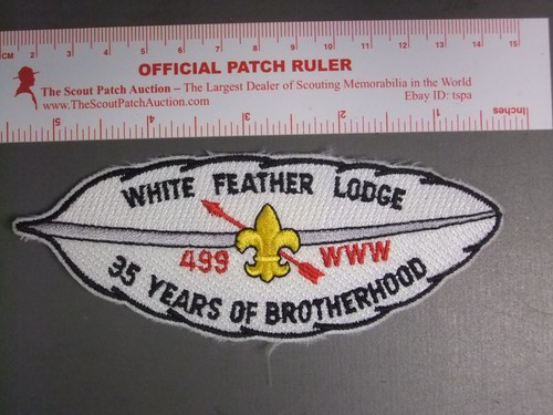 Boy scout 499 white - 499, feather