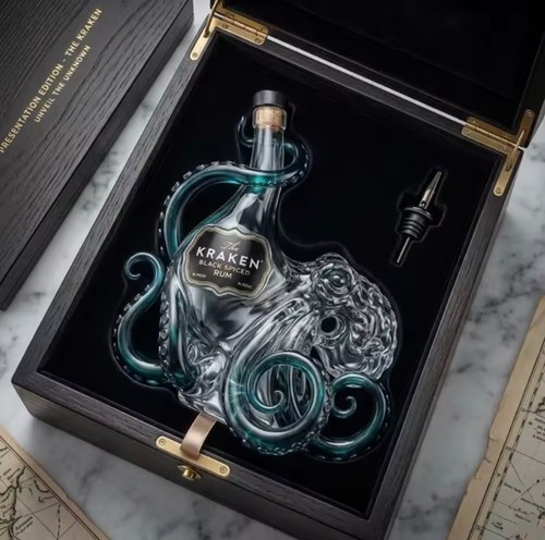 Vintage kraken octopus whiskey - vintage,