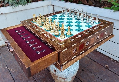 100 handmade chess set x - 100%,