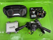 VAUXHALL CORSA ECU KIT 1.4 PETROL MANUAL 2014-2019 FUSE BOX SPEEDOMETER KEY
