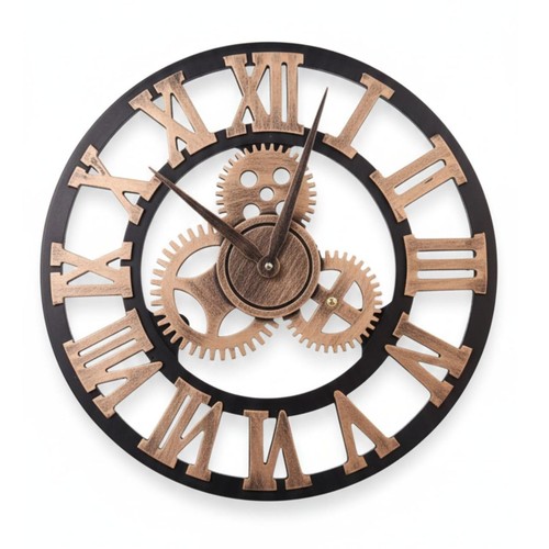 Vintage wall clock - 3d,