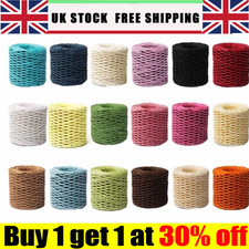 1 Roll Raffia Paper Straw Yarn