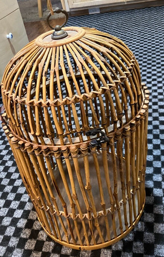 Large vintage birdcage - large,