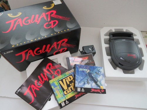 Atari jaguar console - jaguar, cd