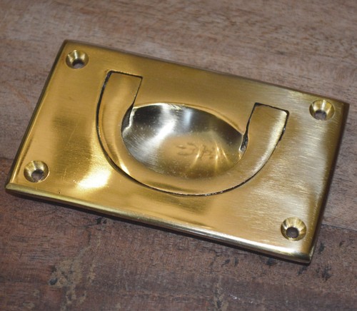 Solid polished brass cupboard - polished,