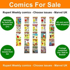 Rupert Weekly comics - Choose issues - Marvel UK