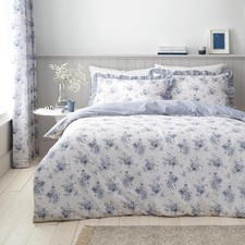 Catherine Lansfield shabby chic Duvet Cover Gingham King Quilt Bedding Bed Set