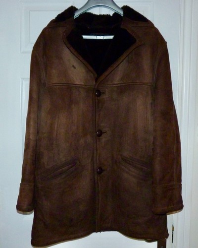 Men vintage sheepskin - vintage,