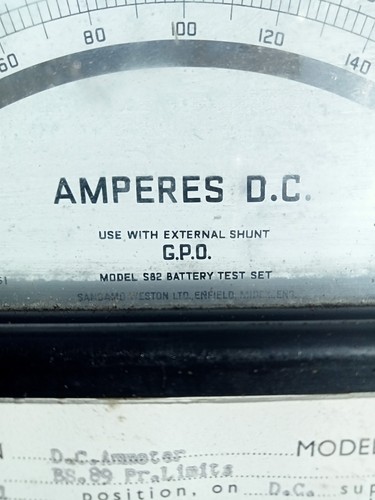 Vintage ammeter 1971 - vintage,