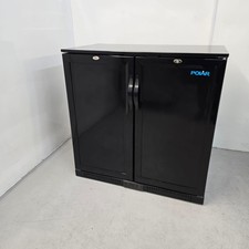 Fridge Back Bar Double Solid