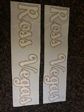 2x Ross Vegas Ross-On-Wye Ross On Wye Old Town canoe stickers