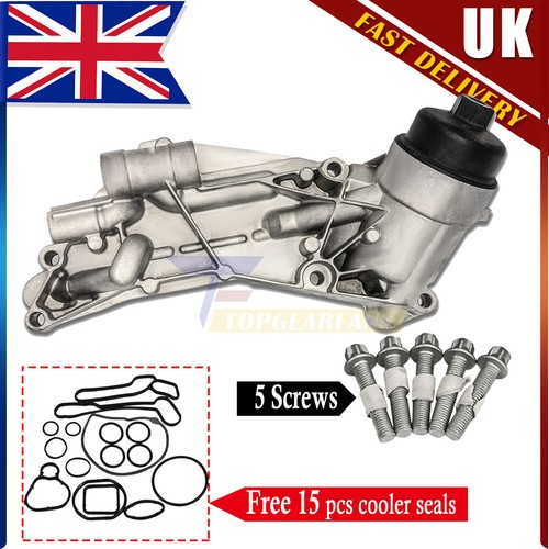 Oil cooler filter housing - oil,