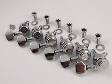 Chrome Locking Machine Heads Tuners for Stratocaster Telecaster style guitar: