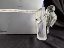 1988 Swarovski Annual Edition “Sharing” The Woodpeckers, w/Box FREE SHIPPING