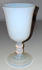 Unusual 19th Century French Opaline Glass Gobelet Wine Glass