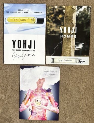 Yohji yamamoto perfume ads - yohji,