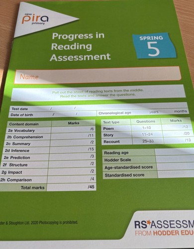 Pira progress reading - (progress,
