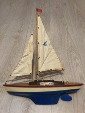Seifert-Boot - Vintage Pond Yacht Model Sailing Boat with Rudder
