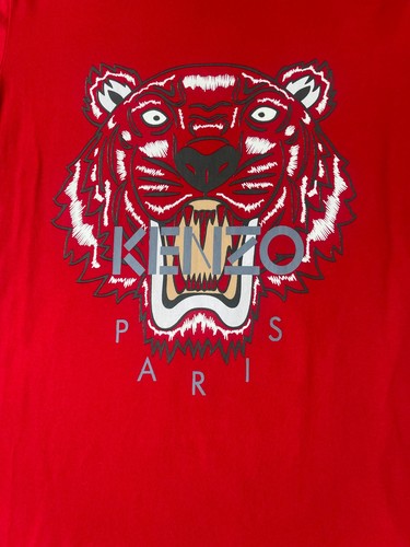 Kenzo red logo shirt size - red, t-shirt