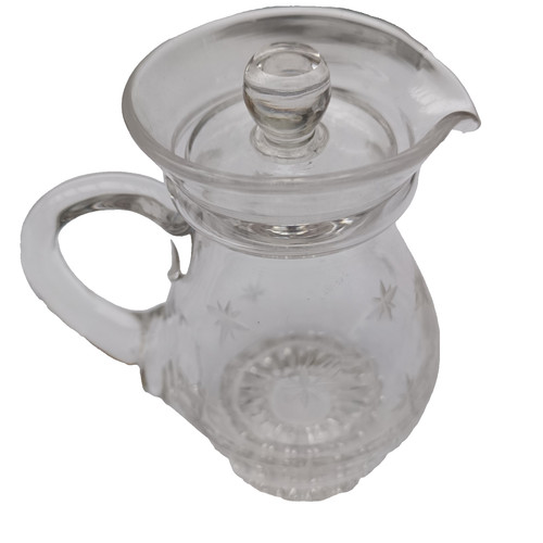 Stuart crystal lidded - jug, 11cm