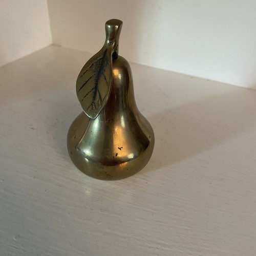 Vintage brass bell pear - vintage,