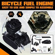 50 80 100 110cc 2 Stroke Engine Motor Kit Bicycle Petrol Auxiliary Engine Silver Black