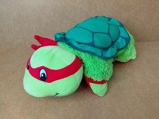 Teenage Mutant Ninja Turtles Rafael Green & Red Pillow Pet Plush, Nickelodeon
