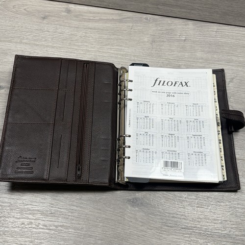 Filofax aston brown deluxe - a5,