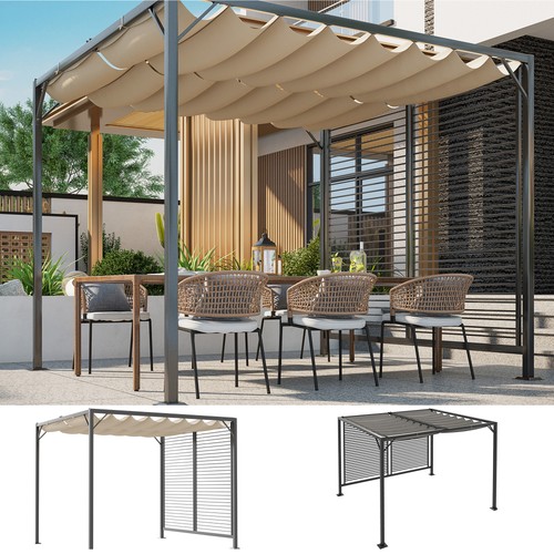 Metal pergola patio - 3, 2.8m