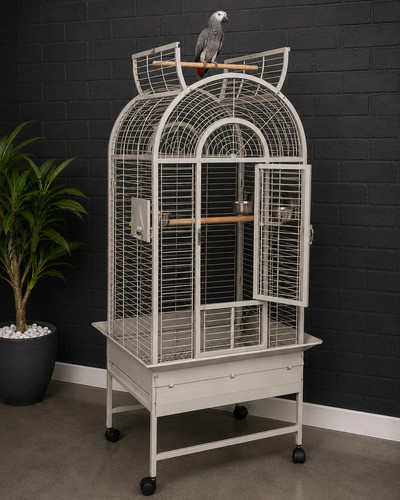 Large stone parrot cage - large,
