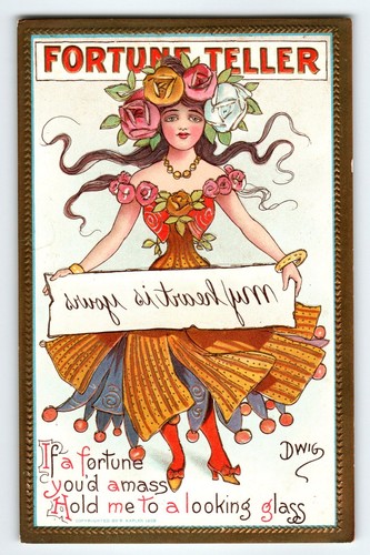 Vintage 1910s fortune teller - vintage,