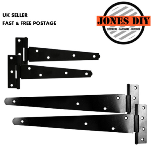 Black tee hinges - tee, duty