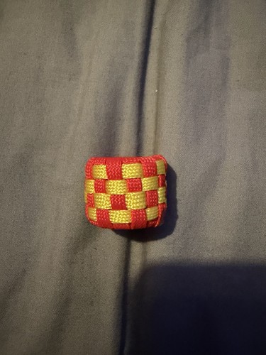 Paracord scout woggle - paracord,