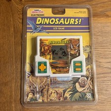 Vintage 1992  lcd game handheld grandstand JP Carded Tiger Dinosaur